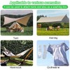 8Pcs Tent Guy Ropes, 4mm/13 Feet Guy Ropes with Storage