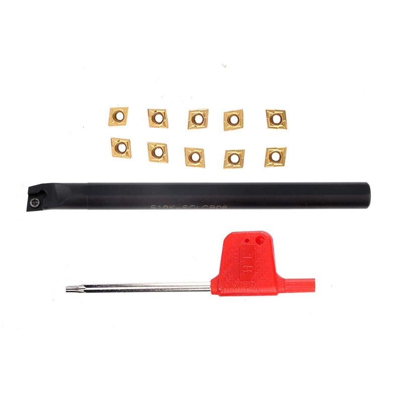 10mm S10K-SCLCR06 CNC Lathe Boring Bar Turning Tool Holder 10pcs
