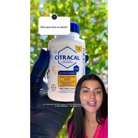 Bayer Citracal D3 Calcium Magnesium 80 Comprimidos Sin sabor que ayudan a obtener las vitaminas minerales proteínas y otros componentes indispensables para el correcto funcionamiento del organismo.