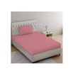 Premium Microfiber Fitted Bed Sheet, Soft and Wrinkle-Resistant (Rosewood Pink,