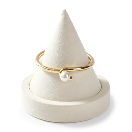 Oirlv Elegant Beige Jewellery Stand for Watch Bangle Bracelet Watch Holder with Microfiber Surface for Women & Men