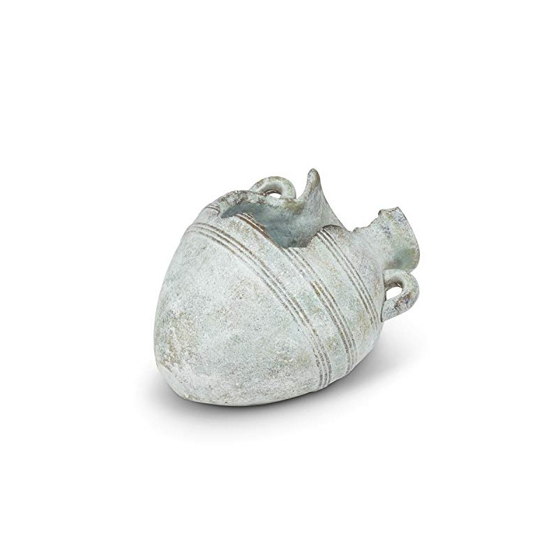 Abbott Collection Tipped Urn Planter - Cement Indoor and Outdoor