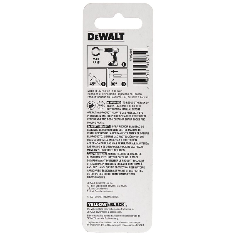 DEWALT Tile Drill Bit, Diamond Tip, 1/4-Inch (DW5572)