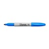 SHARPIE Fine Point Permanent Markers, Techno Blue, 1 Count