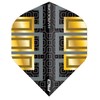 RED DRAGON Hardcore Premium Gold and Black Block Dart Flight