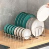 SHUTKMVCW Dish Rack Plates Holder 2 Pack set, Plate organizer
