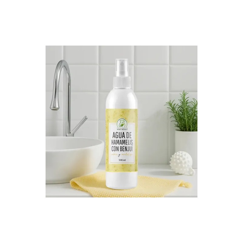 Agua De Hamamelis Con Benjui Piel Tersa (500ml)