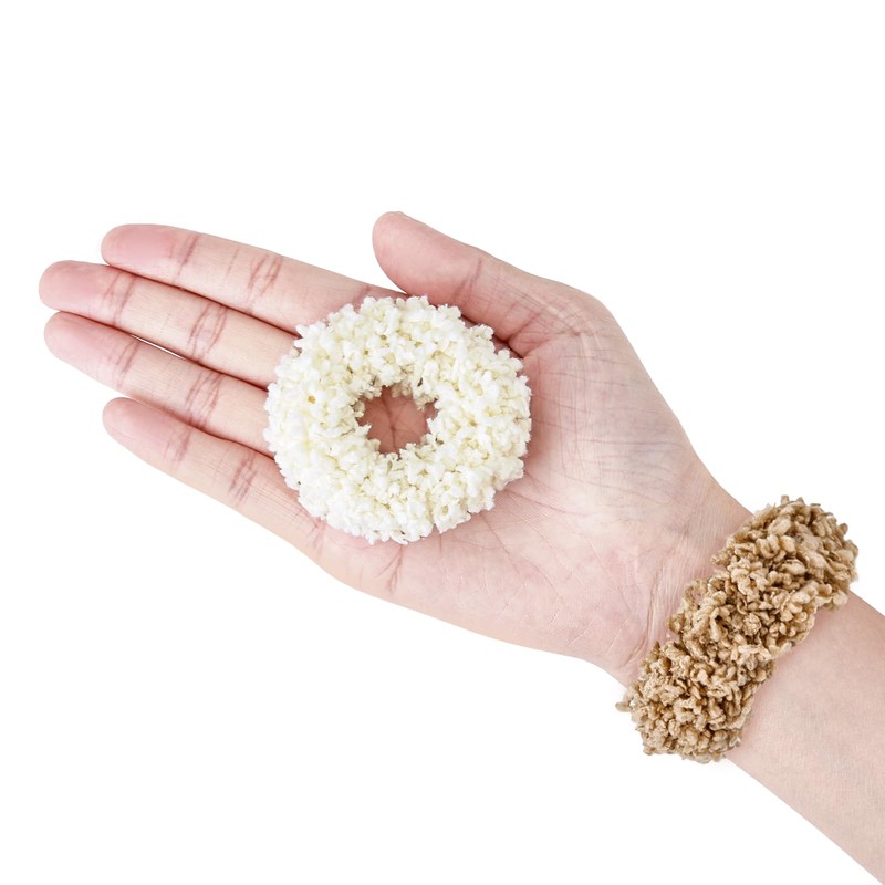 12-Piece Plush Scrunchies Hair Ties for Women