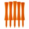 TH Golf x100 Pcs Bamboo Orange Castle Golf Tees 70mm