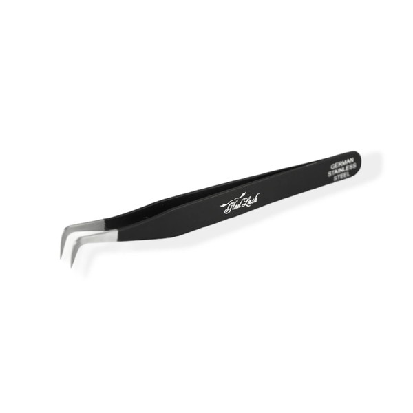 Non Slip Tweezers for Volume Lashes 4.25" Doe Foot |