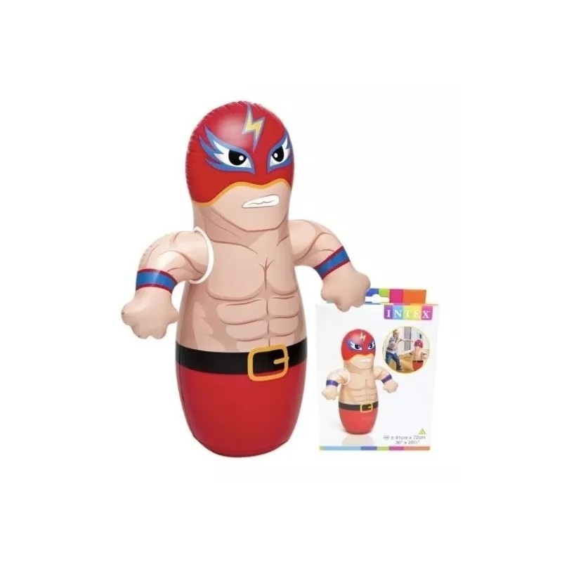 Intex Paquete Muñecos Inflables Tigre,dragón Y Luchador Para Niños