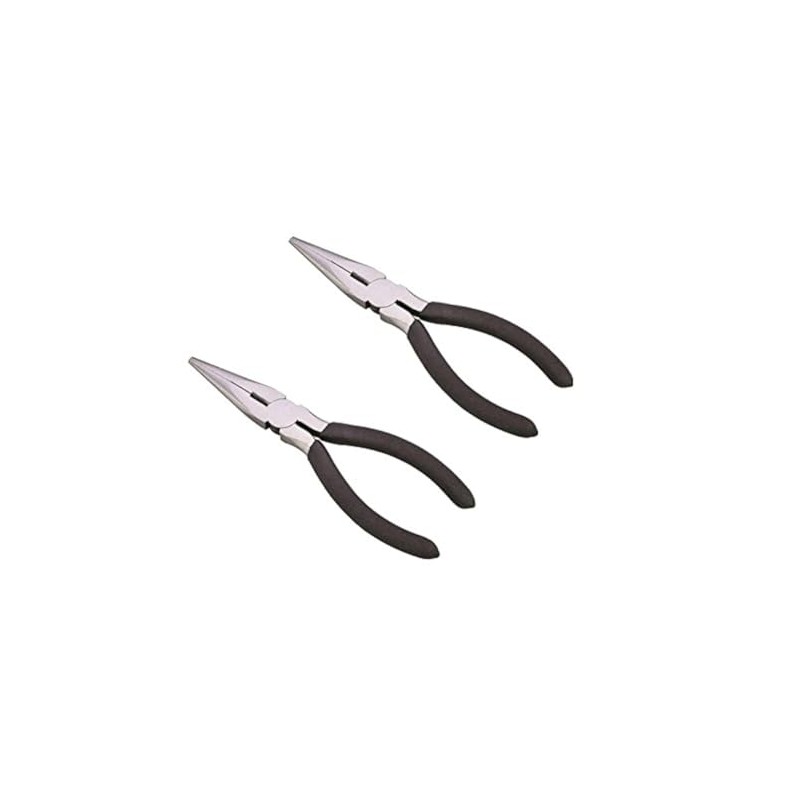 Edward Tools Long Nose Pliers with Side Cutter 6” -
