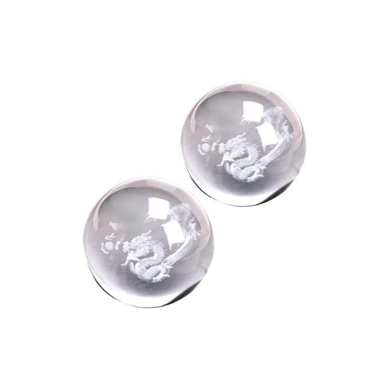 2 Pcs Baoding Balls for Hand Therapy Chinese Health Exercise