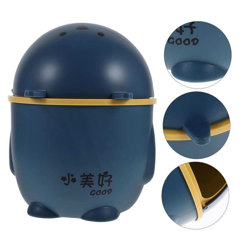 TEHAUX Rubbish Bin Boys and Girls Desk Mini Trash Can
