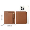GAEKEAO Women's Wallet RFID Blocking Leather Compact Bi-fold Wallet for