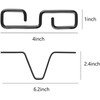 JWH Rain Chain Hooks for Gutter Downspout Outlets V-Mount Rain