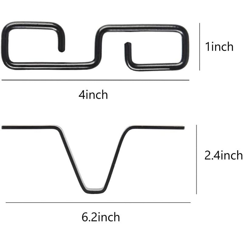 JWH Rain Chain Hooks for Gutter Downspout Outlets V-Mount Rain
