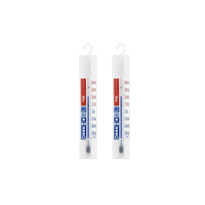 TFA Dostmann Termometro analogico da frigorifero, set da 2, 95.1034,