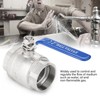 304 Stainless Steel Two Piece Full Port Female Thread Ball
