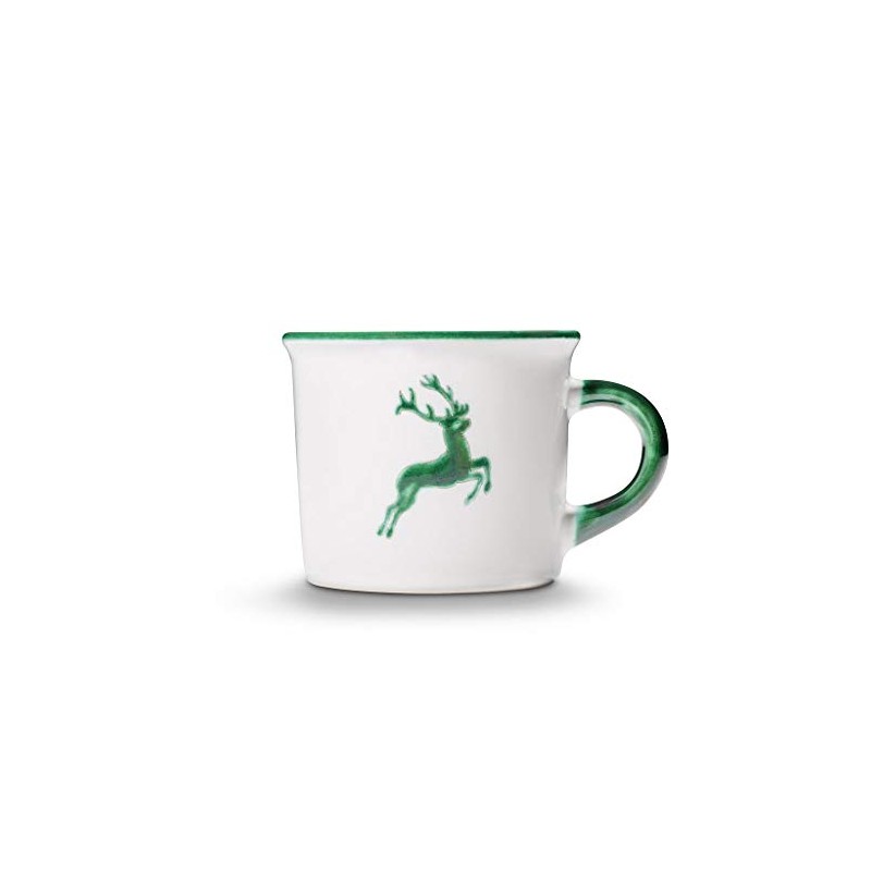 GMUNDNER KERAMIK Coffee Pot Smooth Capacity 0.24 Litres Green Deer