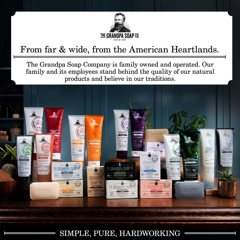 Grandpa's Pine Tar Soap Medium Size - 3.25 oz