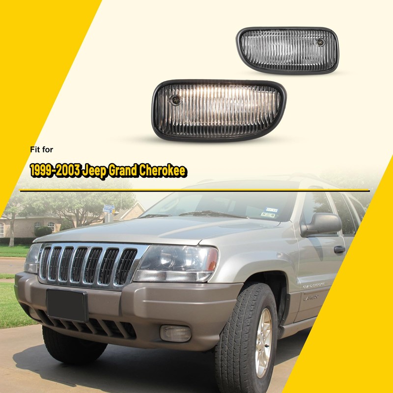 AUTOFREE Fog Lights for JEEP Grand Cherokee 1999-2003 with Bulbs