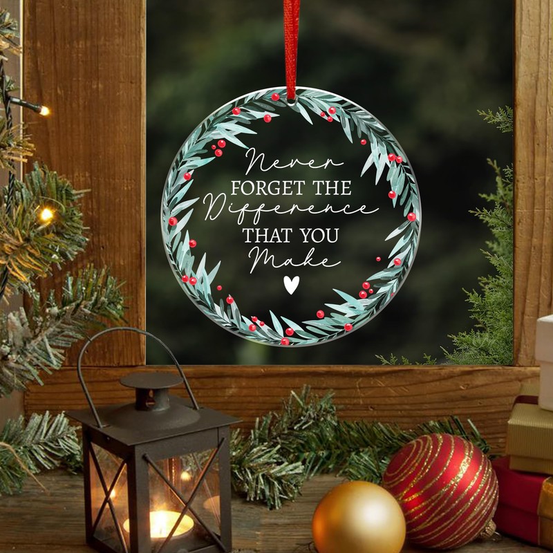 Never Forget Acrylic Ornament