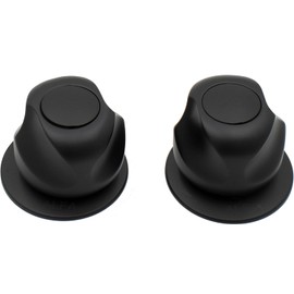 Manerales para Regadera Negro Mate Alfa X1-Q3NEG Juego de 2 Piezas Compatibles con Válvulas Estándar