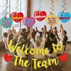 Gold Glittery Welcome To The Team Banner And Welcome Sign