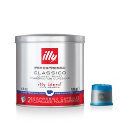 illy Coffee iperEspresso Capsules - Single-Serve Coffee Capsules & Pods - Single Origin Coffee Pods – Classico Lungo Medium Roast with Notes of Caramel - For iperEspresso Capsule Machines – 21 Count