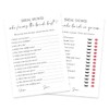 Minimalism Bridal Shower Game Cards, Wedding Shower Game Cards for