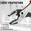 WORKPRO 8” Slip Joint Pliers Tool, Large Soft Grip,Rust Prevention