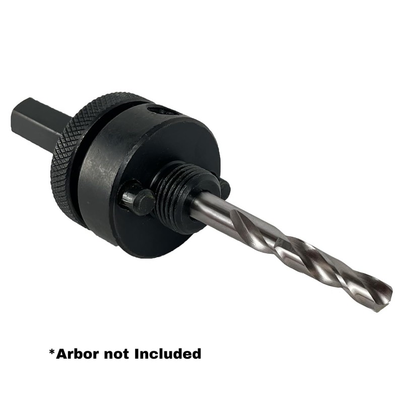 Saxton HSS Hole Saw Cutter Arbor Pilot Drill Bits 6.35mm