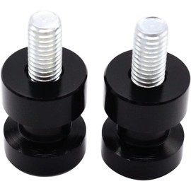 SHLPDFM Pack of 2 8 mm M8 CNC Aluminium Swing Arm Adapter Stand Bobbins Spool Racing Adapter Stand Holder Slider Controller (Black)