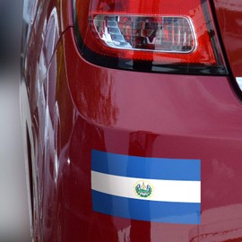 3x5 El Salvador Flag Sticker 3-Pack Made with Durable Waterproof Materials El Salvador Sticker Flag of El Salvador Bumper Sticker El Salvadorian Flag Bumper Sticker