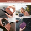 loooghom for MagSafe Wallet,6 Card Holder with ID Window,Black