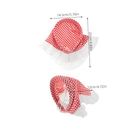 Healvian 3pcs Pastoral Style Headband for Women Lightweight Plaid Hair Scarf Chic and Design Elegant Accessory for Travel Parties and Photoshoots