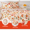 SDY 7PCS Mushroom Comforter Set Twin Size Cute Printed Bedding
