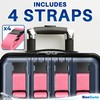 Luggage Straps for Suitcases - Pink, 4 PK - Premium