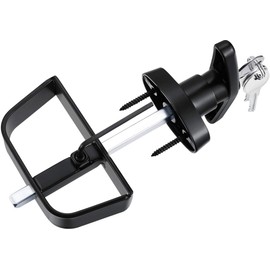 QANVEE Shed Door Latch T-Handle Lock Kit with 4 Keys,Storage Barn Shed Door Hardware Lock Set 4½" and 5½" Stem