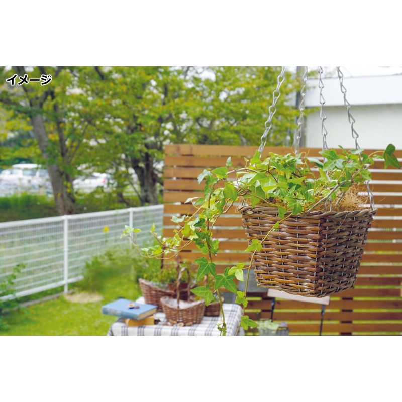 Posh Living 11611 Pot Cover, Garden Basket, Wide, L Size