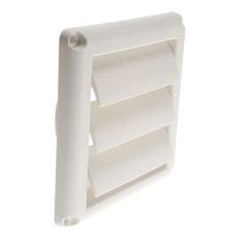 Operitacx Louvered External Vent Cover Durable Exhaust Vent Duct Cover for Outdoor Use Protects Against Rain Easy Installation for Dryer Vents and HVAC Systems