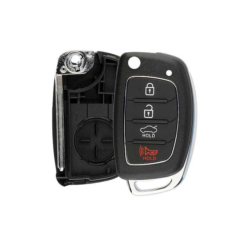 Keyless Option Remote Key Fob Shell Flip Case 4btn For
