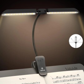 Vekkia 64 Led Rechargeable Music Stand Light - Folding Clip On Piano Lamp, Portable ...