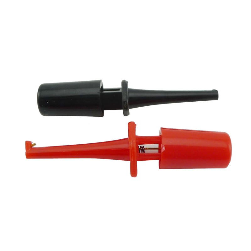 KKHMF 10pcs Small Test Hook Clips for Multimeter Probe Cable