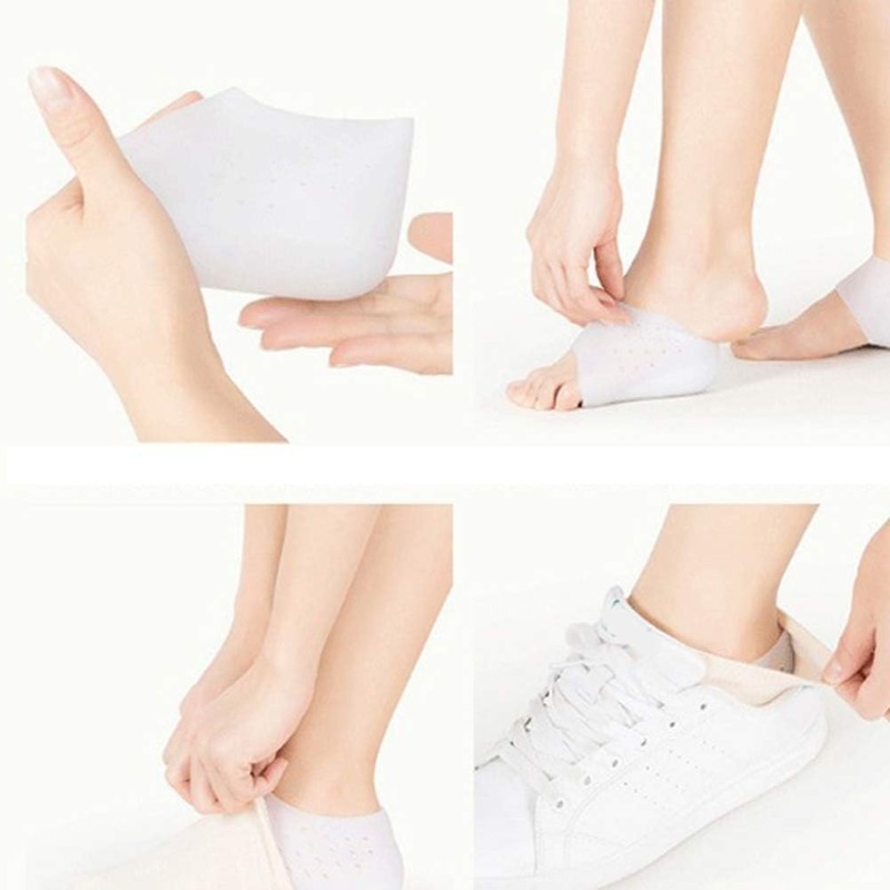 MMSZHL Plantillas de Aumento, 1 par Taloneras de Gel Aumenta