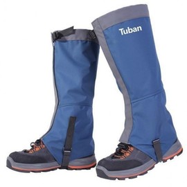 Waterproof Snow Leg Gaiters for Hiking & Mountaineering Gaiters Black M (T-0716)