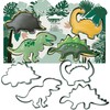4 x Dino Cookie Cutters