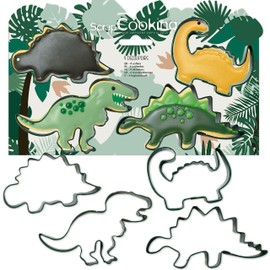 4 x Dino Cookie Cutters