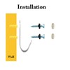 Beilala 8 Pack Heavy Duty Coat Hooks for Wall Door,